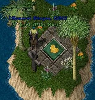 Mike Shoe at the Shrine in Compassion Desert